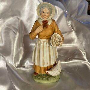 Homeco Farmer’s Wife w/chicken & eggs 1426